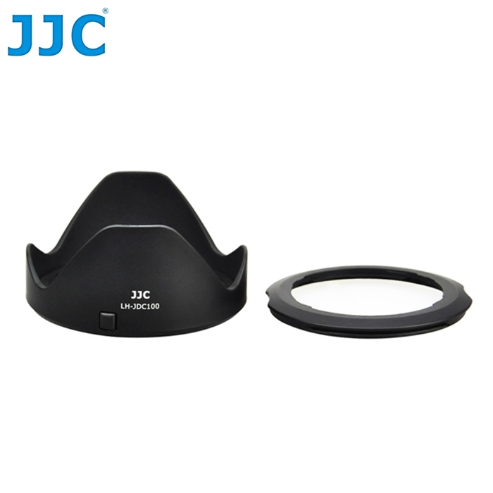 JJC Canon副廠LH-DC100遮光罩含FA-DC67B轉接環LH-JDC100,亦相容FA-DC67A