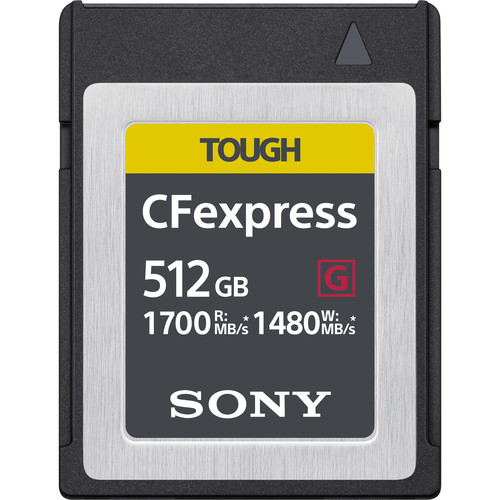 SONY 索尼 CEB-G512 CFexpress Type B 記憶卡【512GB/R1700/W1480】公司貨