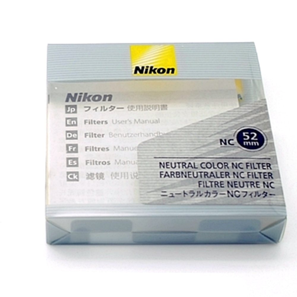 Nikon原廠鏡頭保護鏡52mm,Neutral Color Fiter