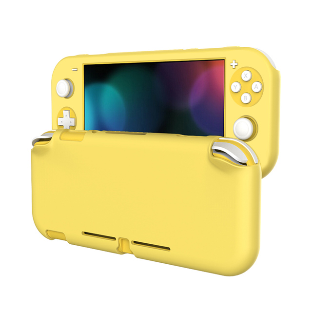 Nintendo 任天堂 Switch Lite 霧面磨砂全包覆保護套 黃