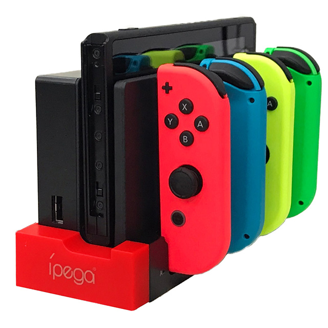 Switch 底座外掛擴充joy-con手把控制器充電座mini版