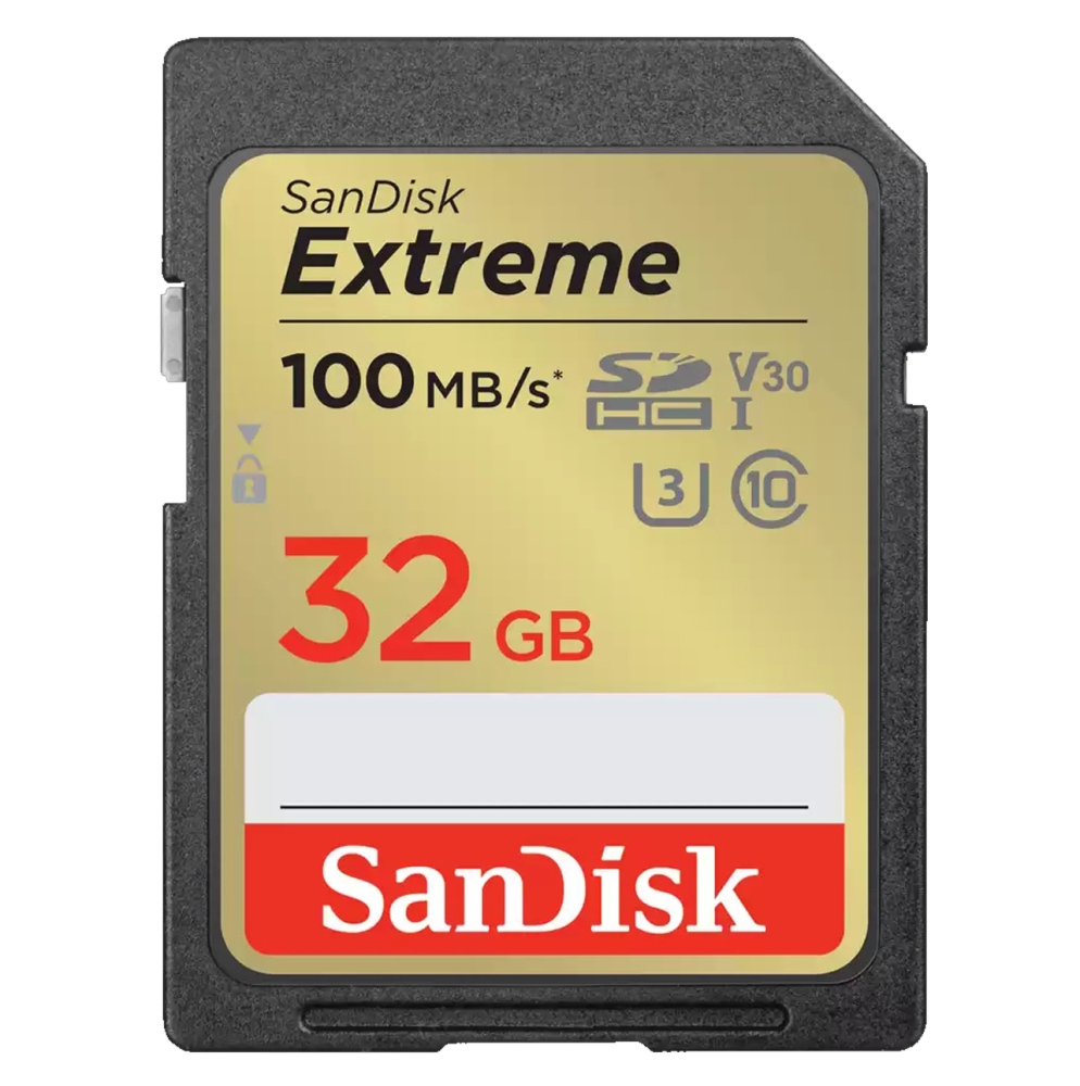 SanDisk 32GB SDHC Extreme UHS-I 90MB/s C10 U3 4K 記憶卡