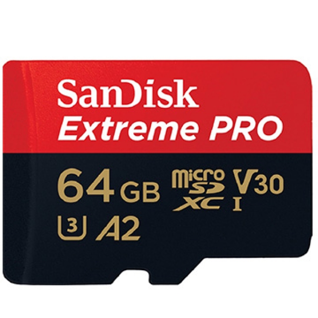 SanDisk 64GB microSDXC【95MB/s】Extreme PRO U3 4K 高速記憶卡