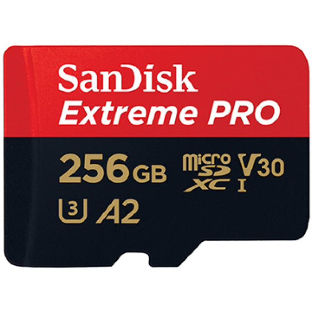 SanDisk 256GB 256G microSDXC【Extreme Pro 170MB/s】UHS U3 4K V30 A2 C10 SDSQXCZ-256G 手機記憶卡