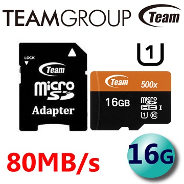 Team 十銓 16GB UHS-I microSDHC 記憶卡