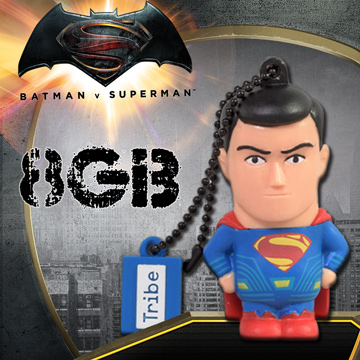 【義大利 TRIBE】蝙蝠俠對超人 8GB 隨身碟 - 超人