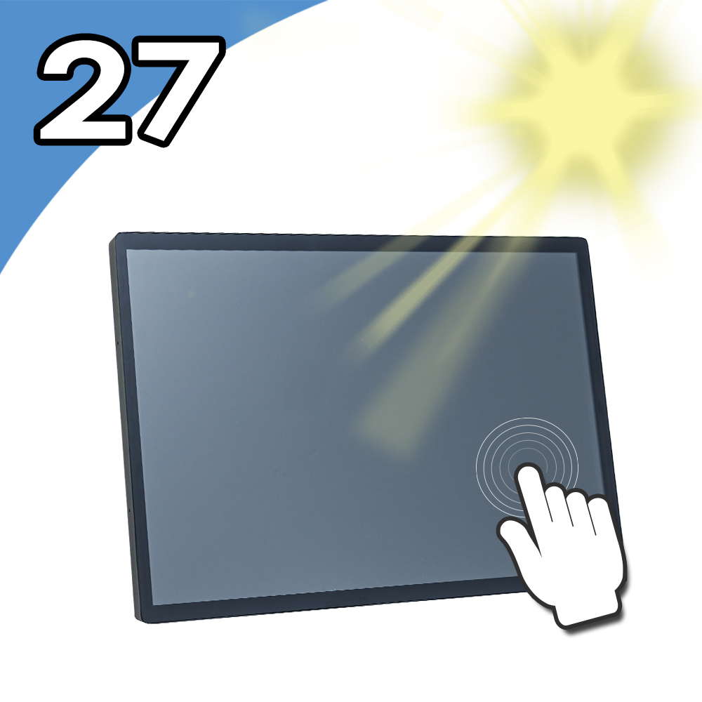 Nextech 原鑫 P系列 27吋 室外型 電容式觸控螢幕 (高亮度1000nits/AG coating)