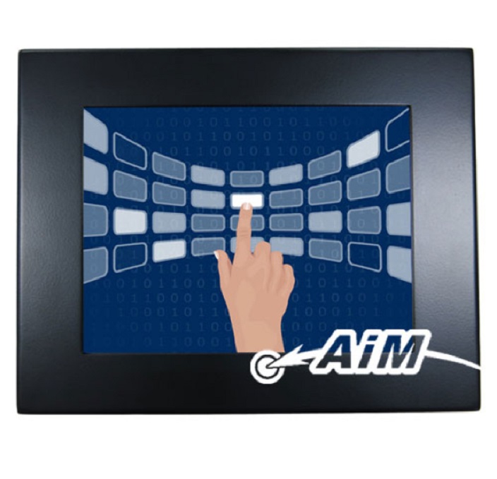 AiM TOUCH 瞄準科技 Panel Mount 工業控制 8吋XGA觸控式螢幕(隨貨贈固定片)