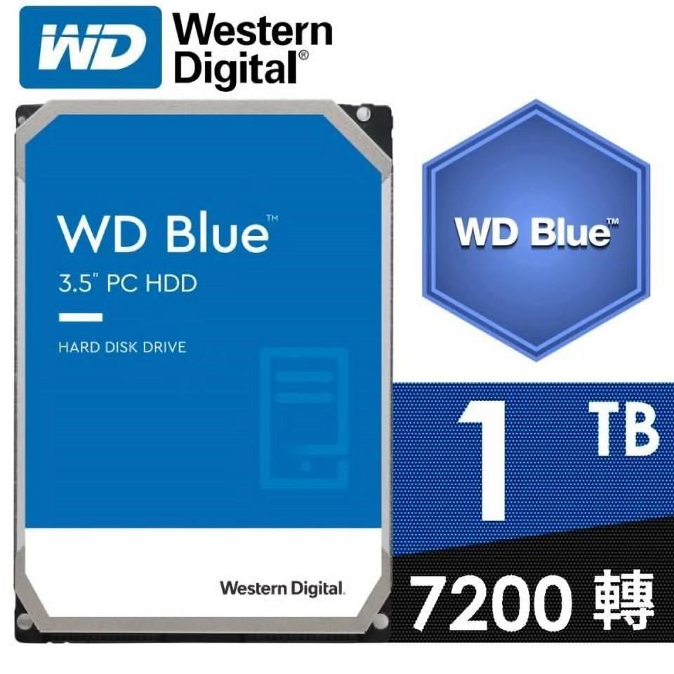 WD【藍標】(WD10EZEX) 1TB