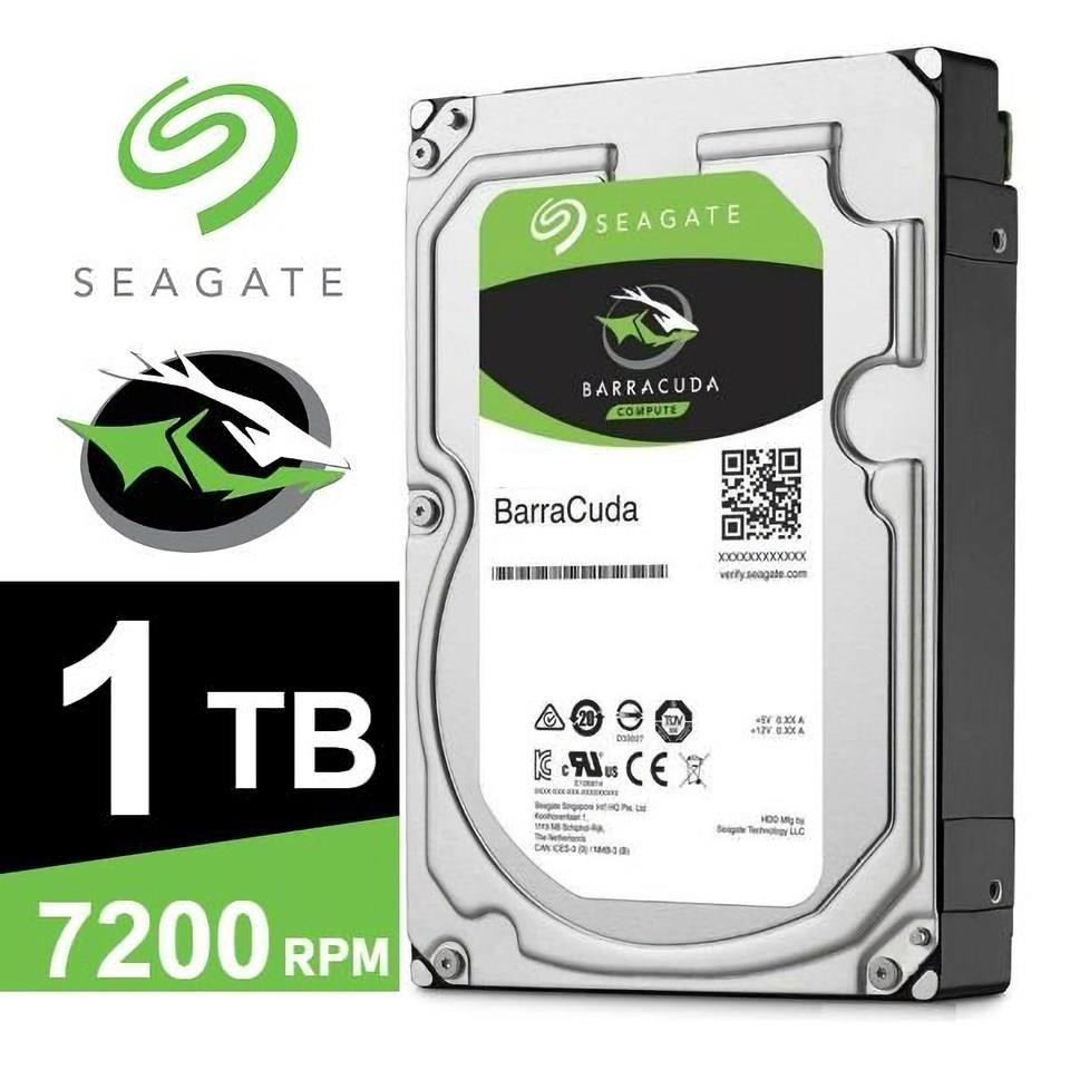 Seagate【BarraCuda】新梭魚 1TB 3.5吋桌上型硬碟(ST1000DM010)