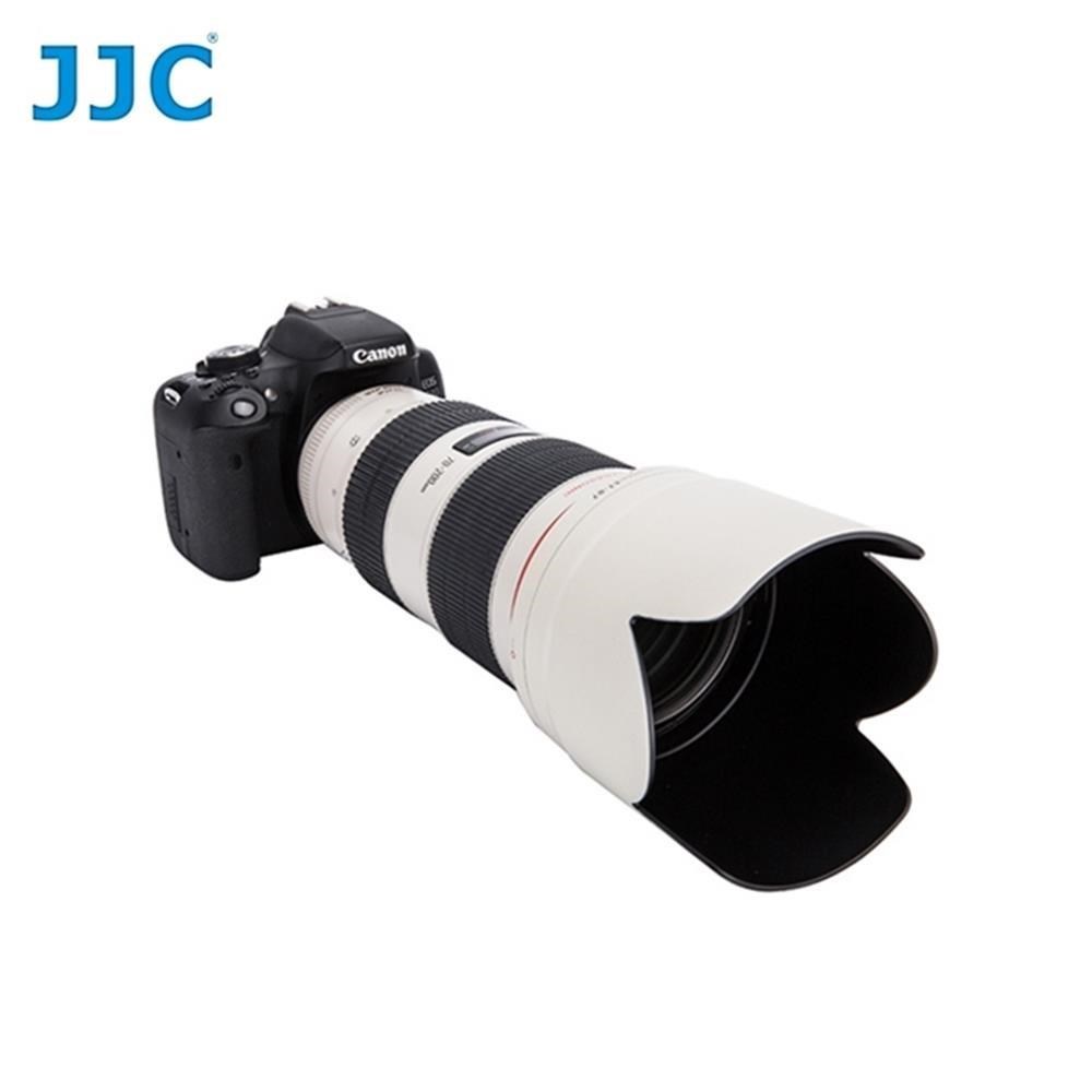 JJC副廠Canon遮光罩LH-87(W)(白色)相容ET-87適第3代EF 70-200mm F2.8L II IS USM小白