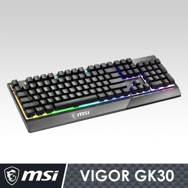 電競首選MSI微星 VIGOR GK30 電競鍵盤