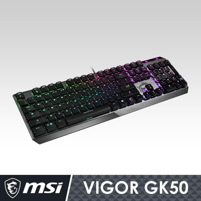 MSI微星 Vigor GK50 Low Profile 短軸機械式電競鍵盤