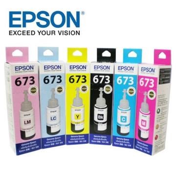 EPSON T673 六色一組 原廠墨水