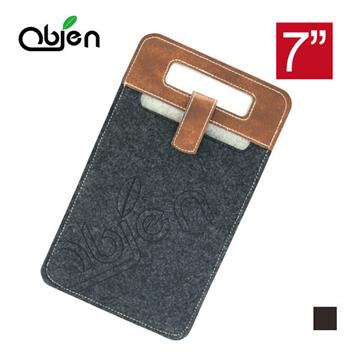 【OBIEN】防潑水7吋手提平板電腦保護袋(iPad mini適用) - 黑色