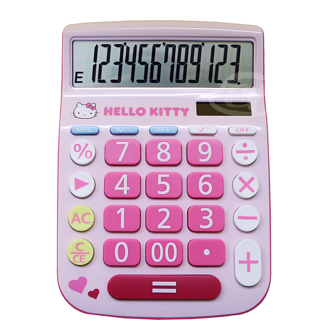 【E-MORE】Sanrio典藏系列-Hello Kitty 12位數計算機KT-900