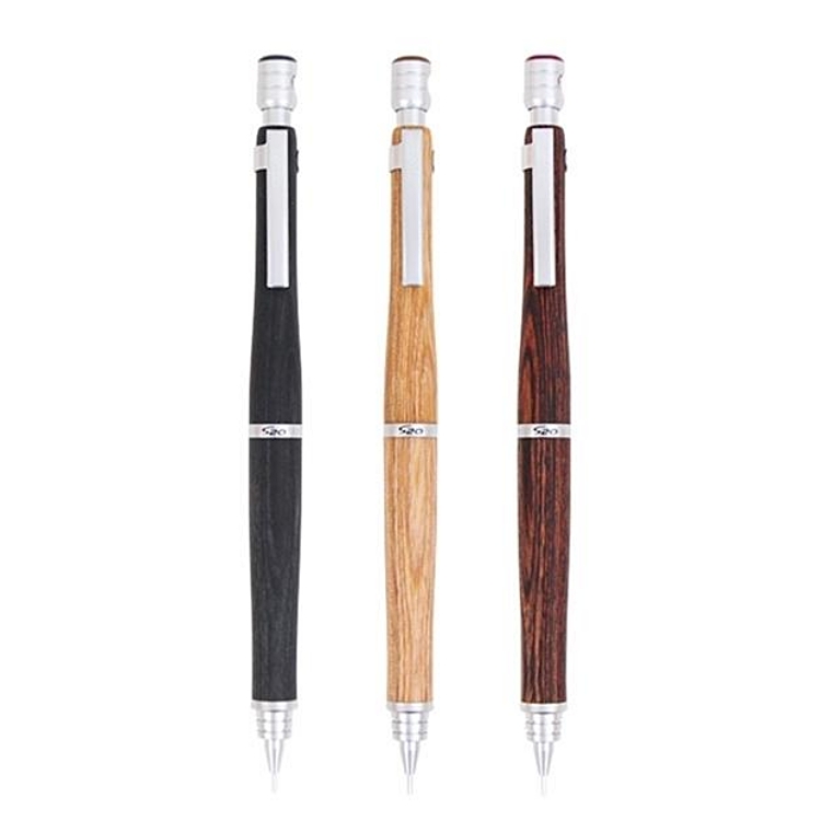 日本PILOT百樂木頭自動鉛筆S20-HPS-2SK木紋自動鉛筆