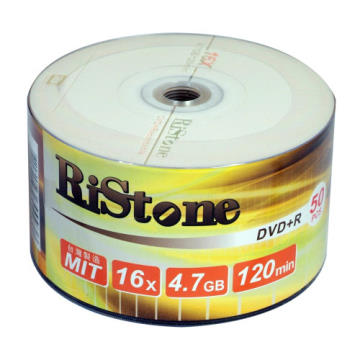 RiStone 日本版 DVD+R 16X 裸裝 (600片)