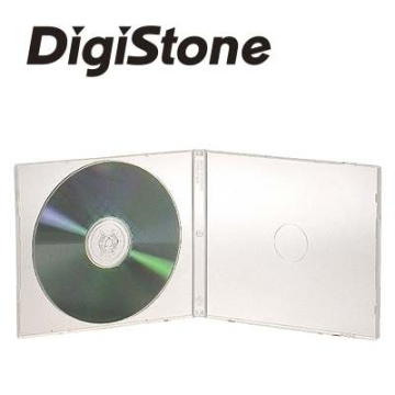 DigiStone 單片超薄5mm軟殼收納盒(白色透明)/200PCS