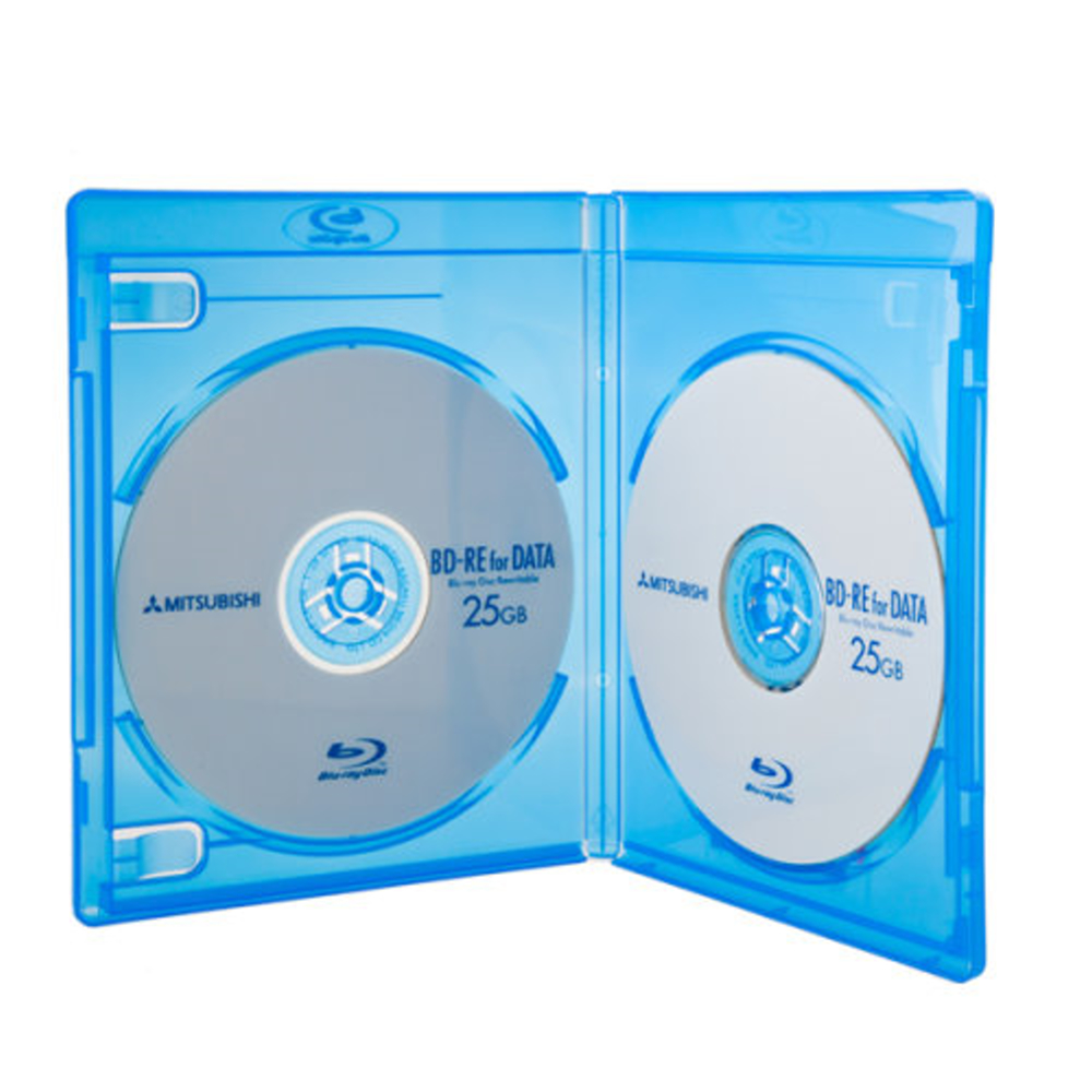 DigiStone 藍光DVD Logo燙銀雙片精裝軟盒(100片)