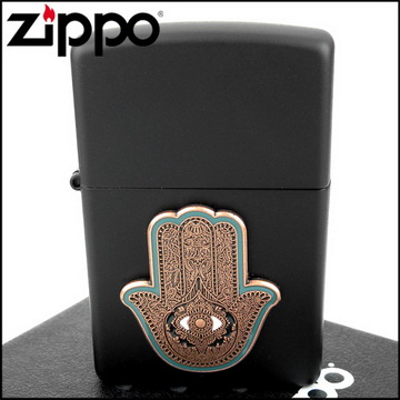【ZIPPO】美系~Hamsa Hand-法蒂瑪之手貼飾設計打火機