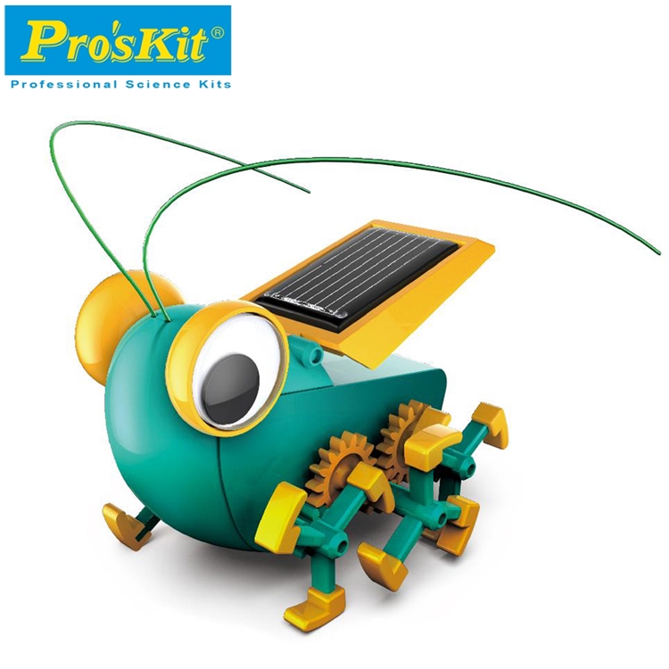台灣製造Proskit寶工科學玩具太陽能大眼蟲GE-683(環保綠能動力)solar big eye worm
