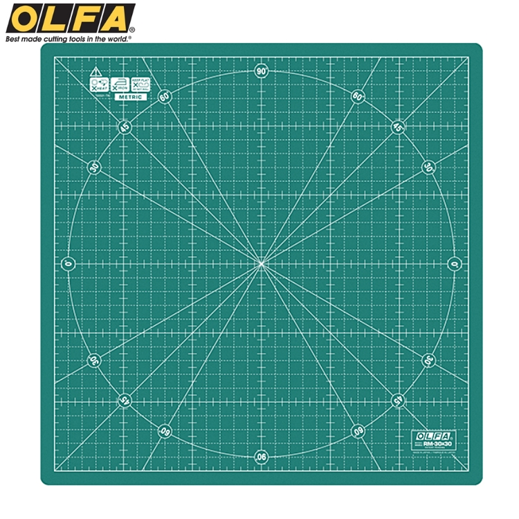 日本OLFA旋轉切割墊RM-30x30可轉式裁墊切割布墊
