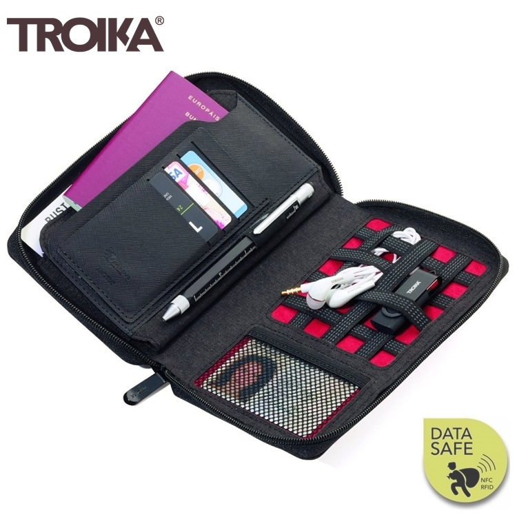 德國TROIKA防盜旅行包 TRV90/DG（共有9個袋子）
