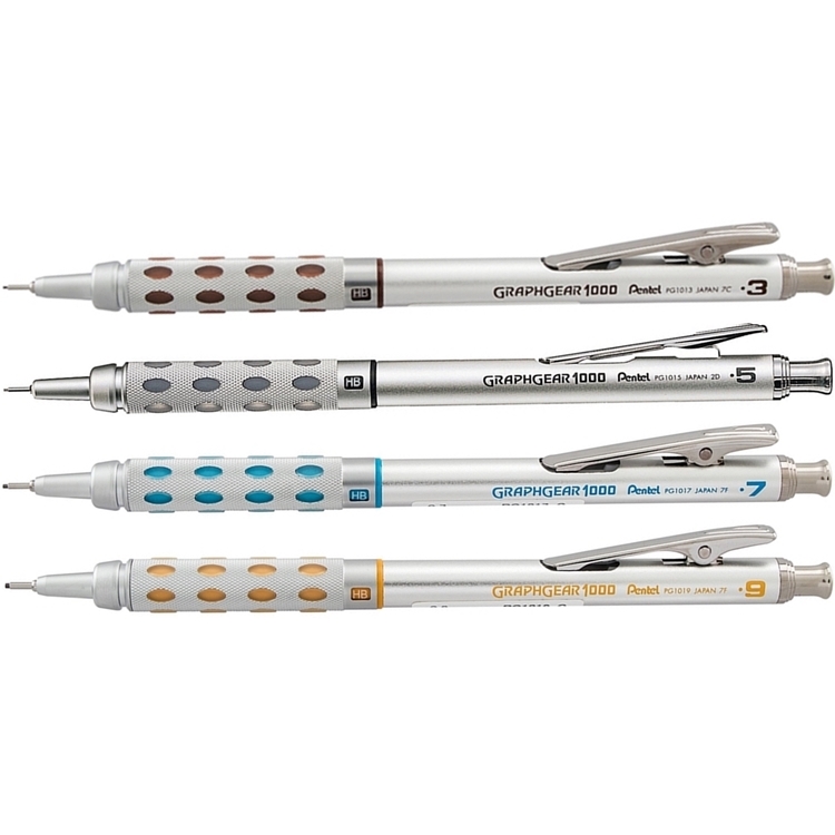 日本Pentel飛龍製圖自動鉛筆GraphGear 1000系列(日本原裝進口)