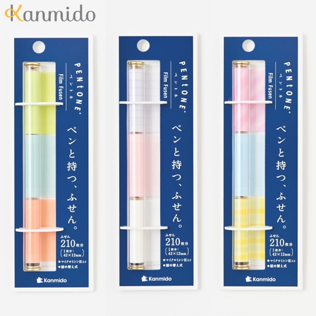 日本製造Kanmido筆型便條紙PENtoNE PT-1001 1002 1003 1004 1005 1006