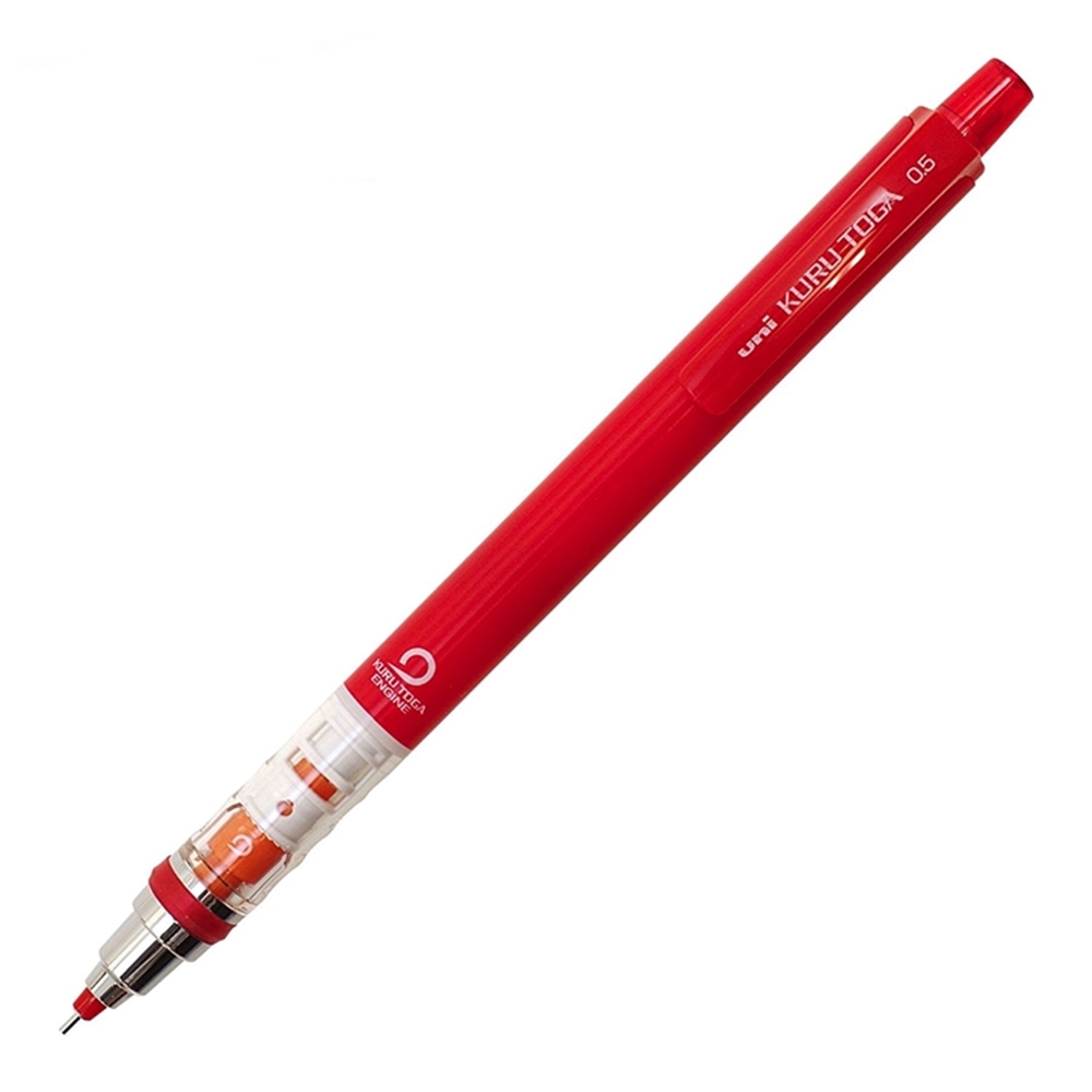 日本UNI三菱KURU TOGA紅芯旋轉自動鉛筆（0.5mm筆芯）M5-450C