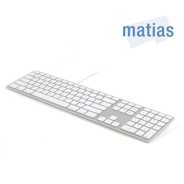Matias Wired Aluminum Mac 有線鋁質中文長鍵盤