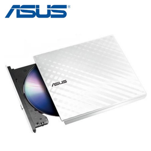 asus sdrw-08d2s-u 外接燒錄機 白