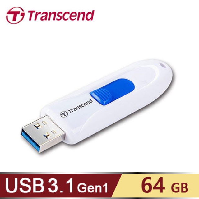 創見 JetFlash 790 64G USB 3.0 隨身碟 白