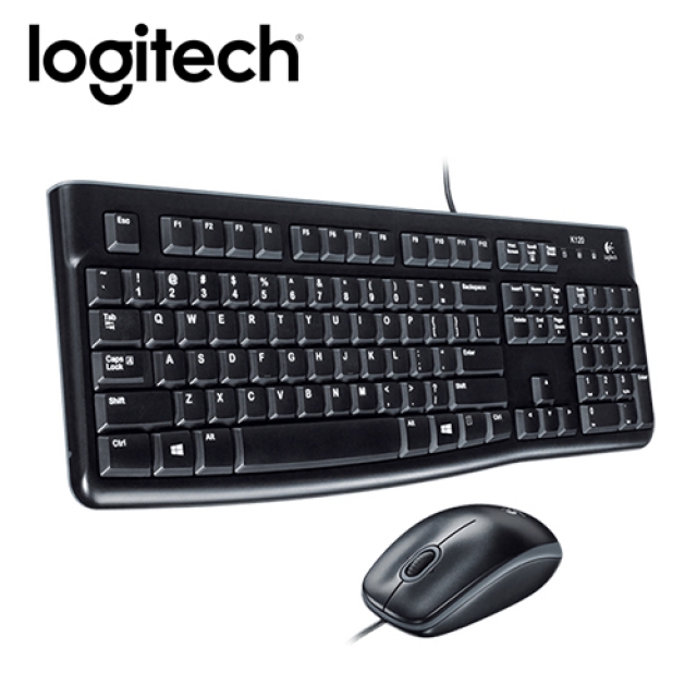 Logitech 羅技 MK120有線鍵鼠組