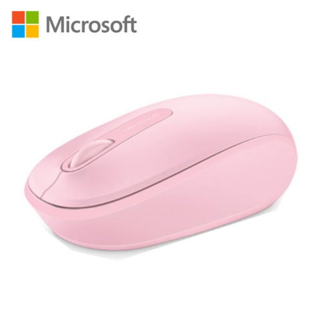 Microsoft 微軟1850 無線行動滑鼠 柔媚粉