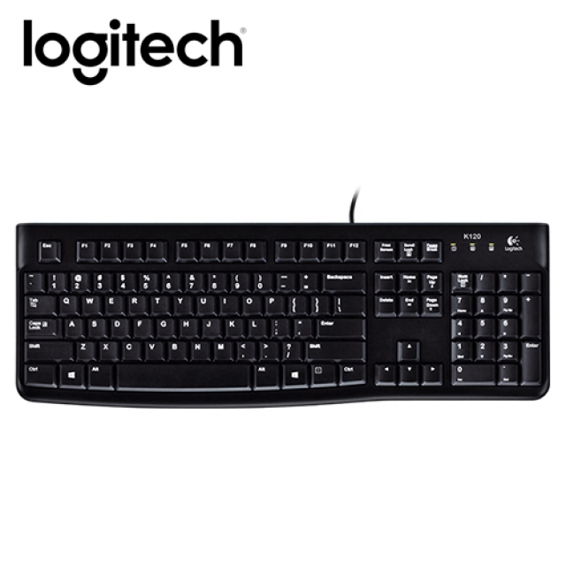 Logitech 羅技 K120 有線鍵盤