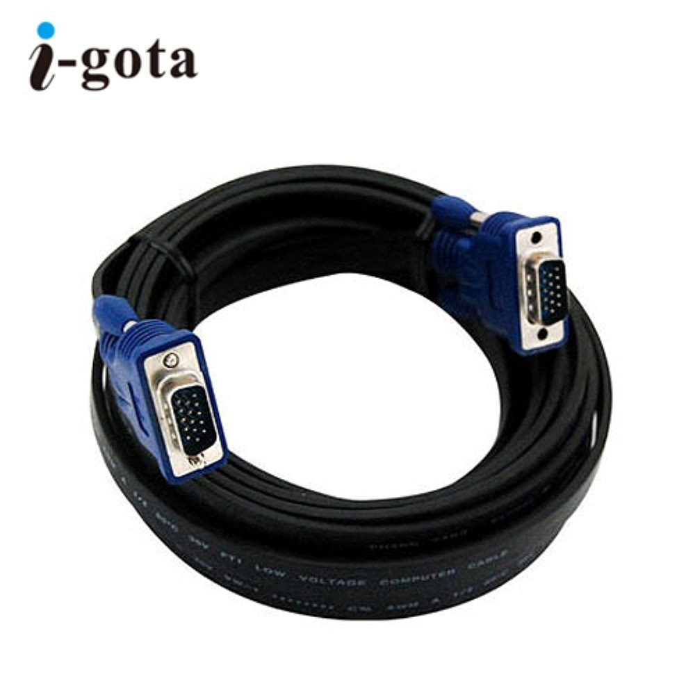 i-gota 超薄型VGA螢幕專用線 公-公 5米