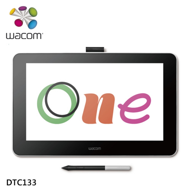 【Wacom】One 創作繪圖液晶顯示器 13.3吋(DTC-133)