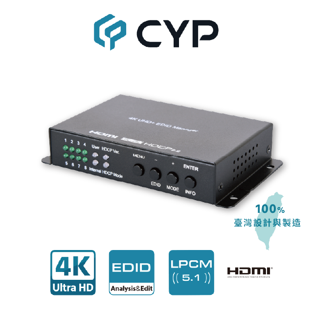4K UHD+ HDMI EDID 仿真器 (CED-2M)