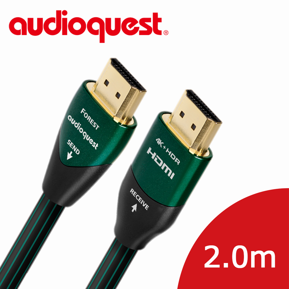 美國名線 Audioquest HDMI Forest 森林 (2.0m) 支援4K 3D