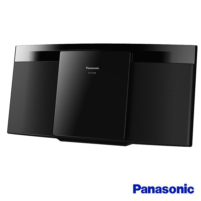 Panasonic國際牌輕薄設計輕巧組合音響 SC-HC200GT-K