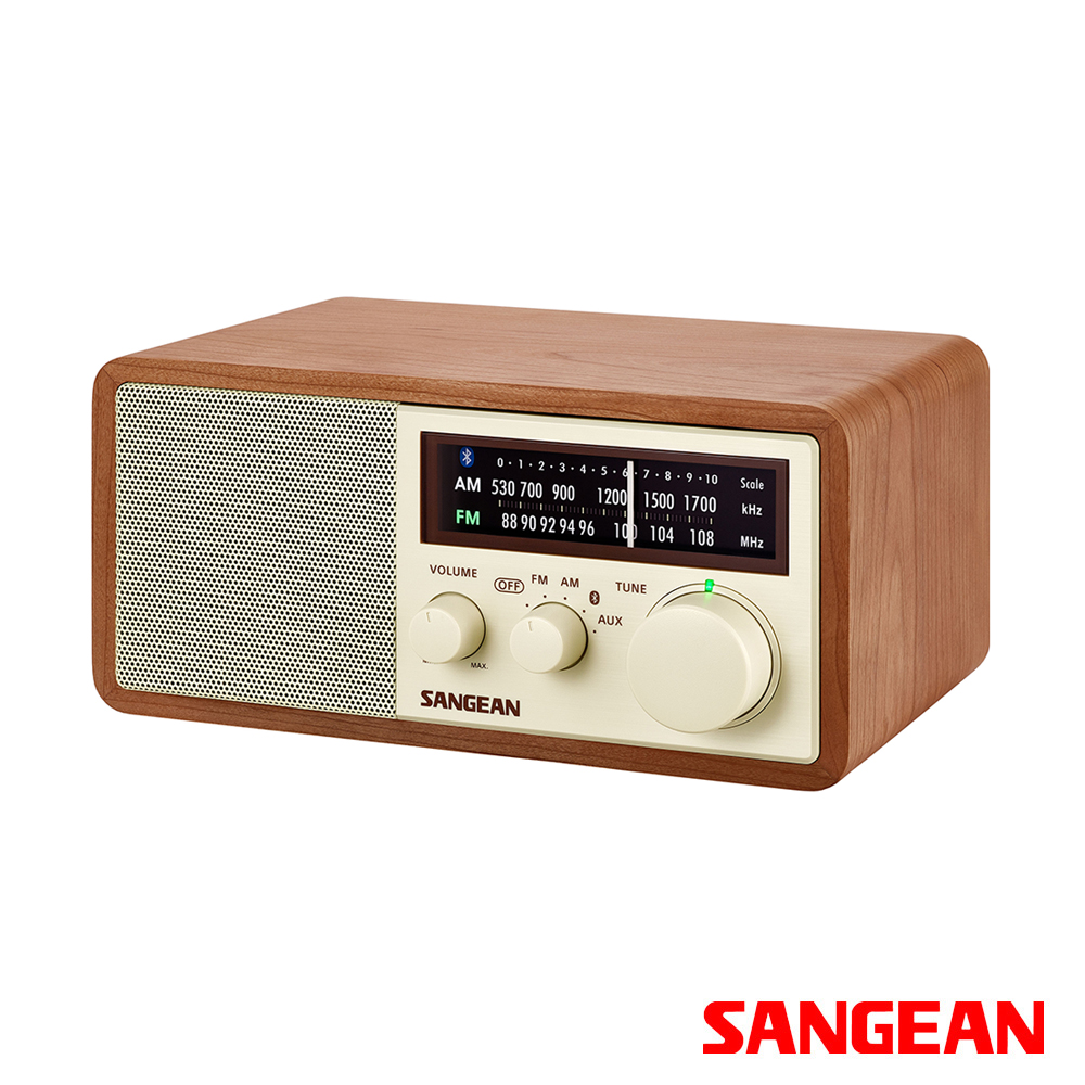 SANGEAN 藍芽 USB 二波段復古收音機 WR16