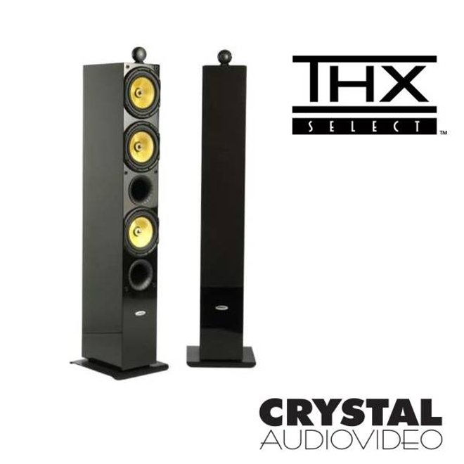 英國 Crystal Audiovideo THX-T3 Hi-End 落地型揚聲器 (黑色鋼烤限量版)