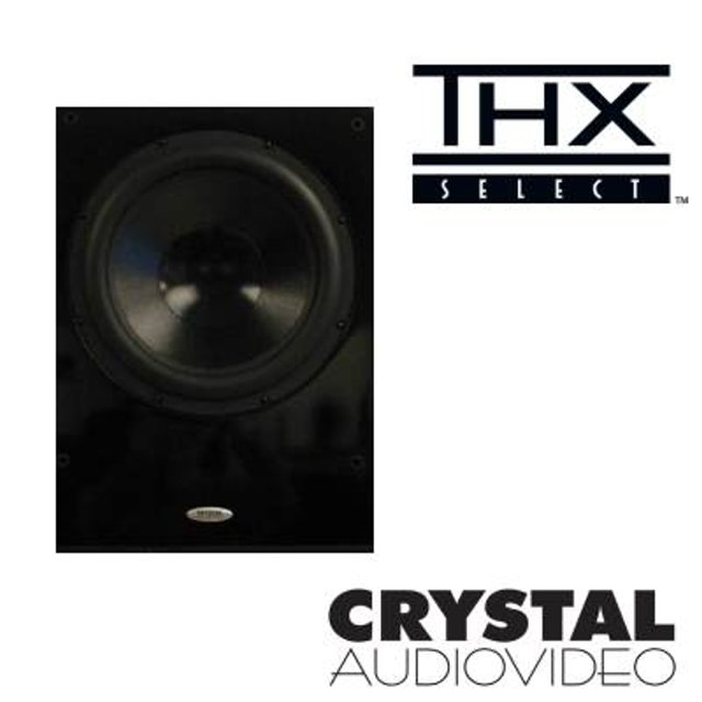 英國 Crystal Audiovideo THX-12SUB PB THX 認證重低音喇叭 (鋼琴烤漆限量版)