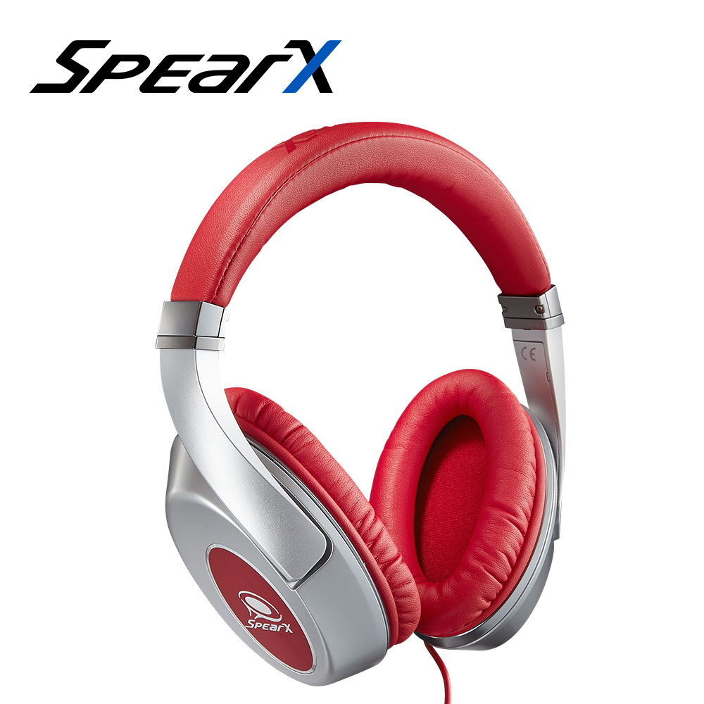 【SPEARX 聲特科技】 品味經典 D系列音樂耳機D1品味亮紅銀