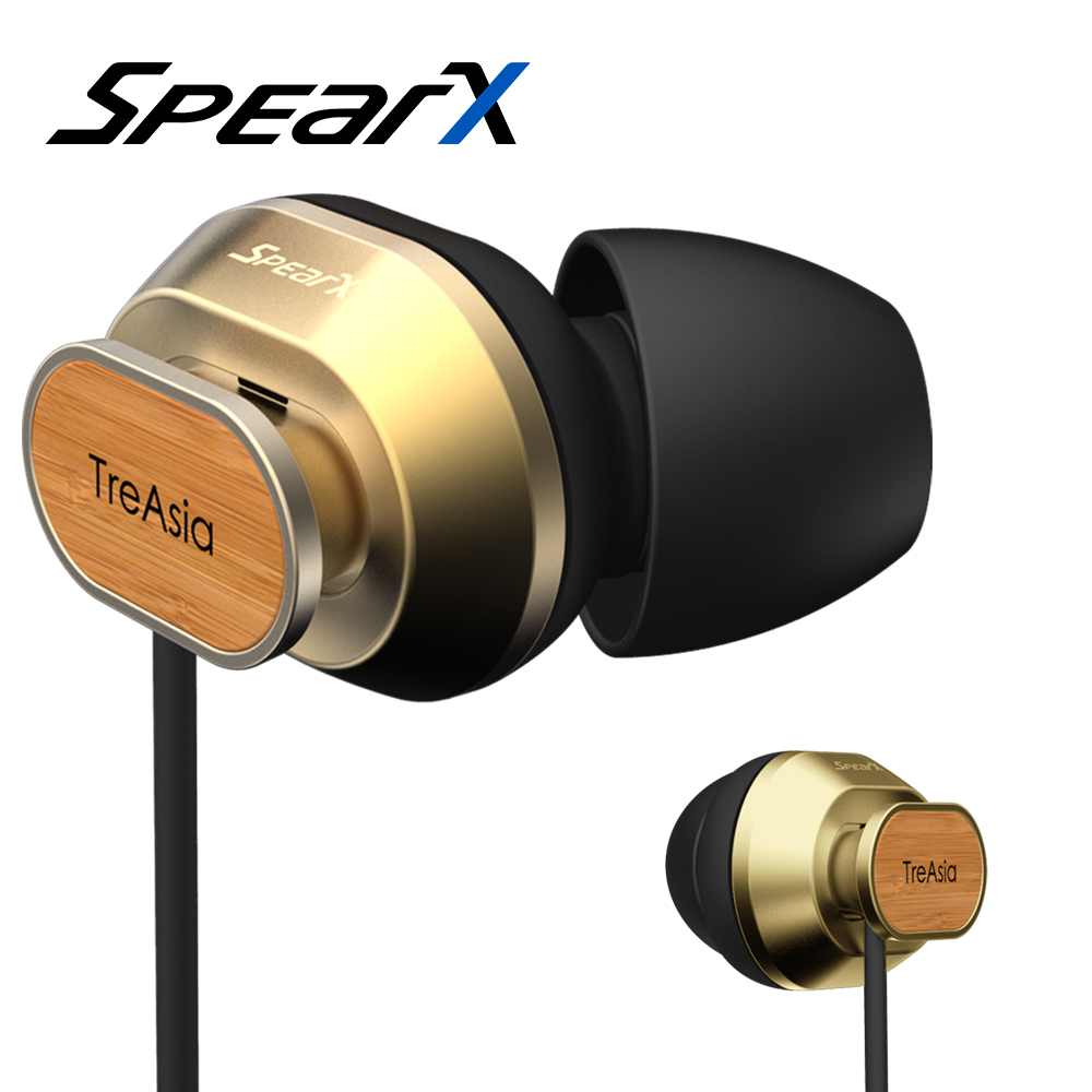 【SPEARX 聲特科技】 SpearX 跨域美聲 T+S O1全音域留聲耳機-金色