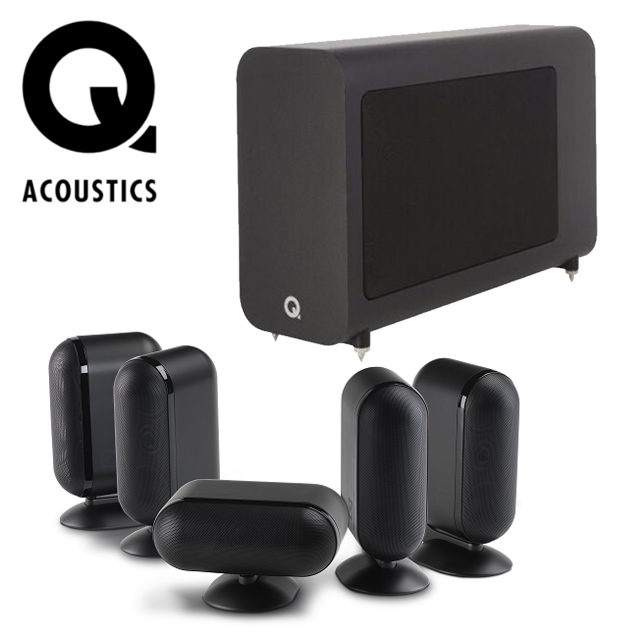 Q Acoustics簡潔5.1聲道家庭劇院組7000i+Q3060S