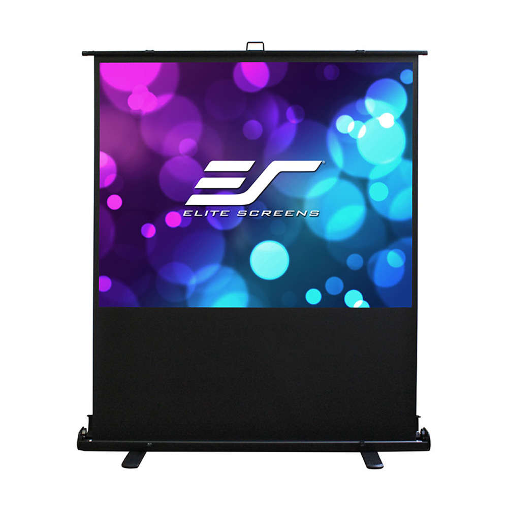 Elite Screens 億立銀幕 84吋 16:9 可攜式彈簧地拉幕-白塑布 F84XWH1