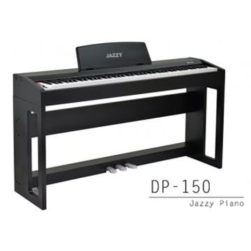 DP150電鋼琴88鍵，4.5級力道鍵◄標準鍵+三踏板+雙耳機，法國PCM音源+MIDI輸出，非電子琴音色